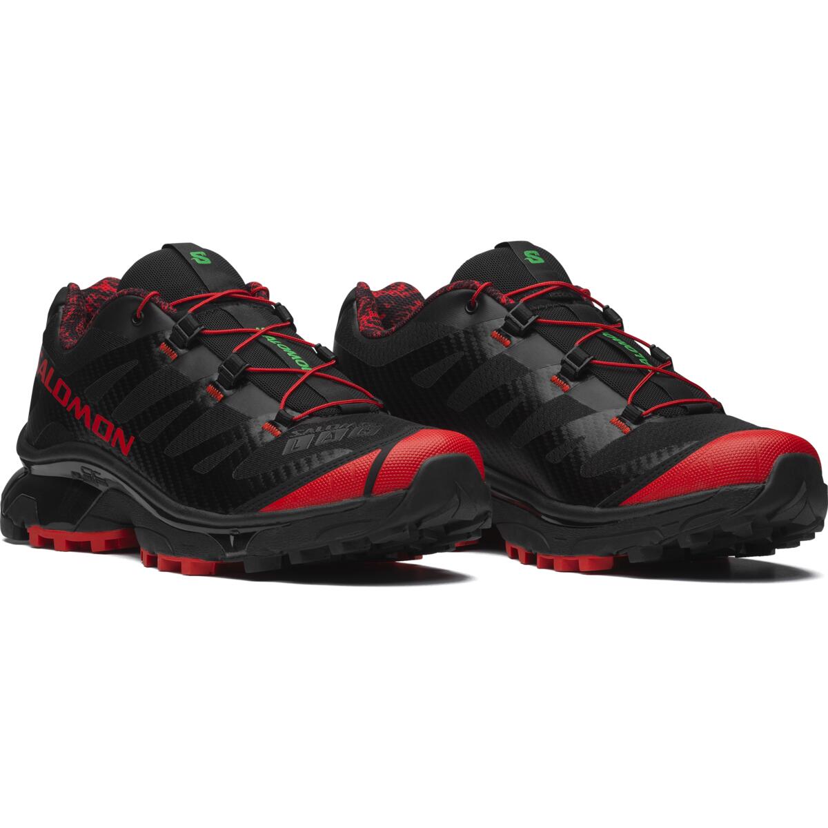 Salomon XT-4 OG Red Viper Unisex Lifestyle Shoes – Black & Red