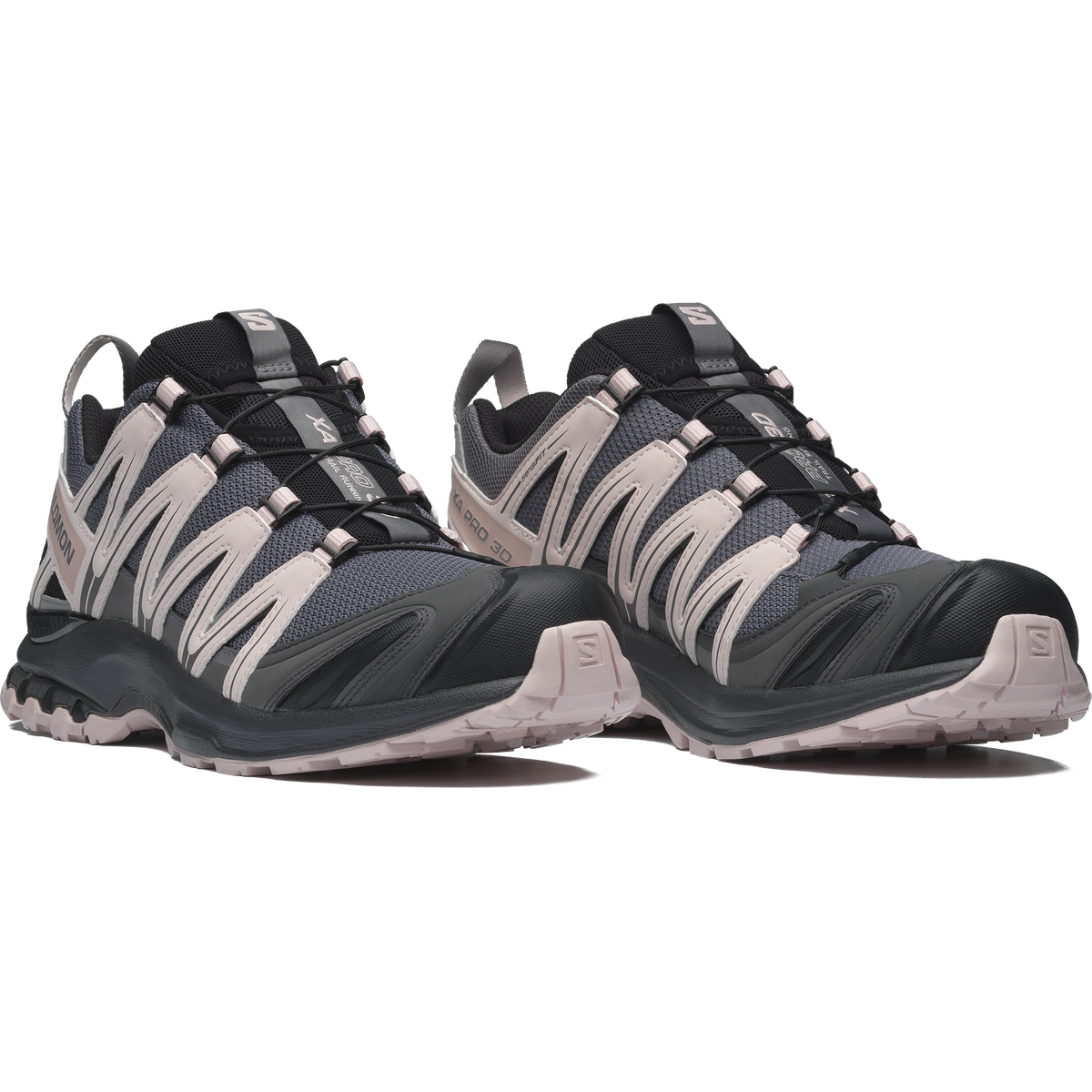Salomon XA Pro 3D Low-Top Running Shoes — Quiet Purple | Unisex Comfortable Soft Trail Sneakers