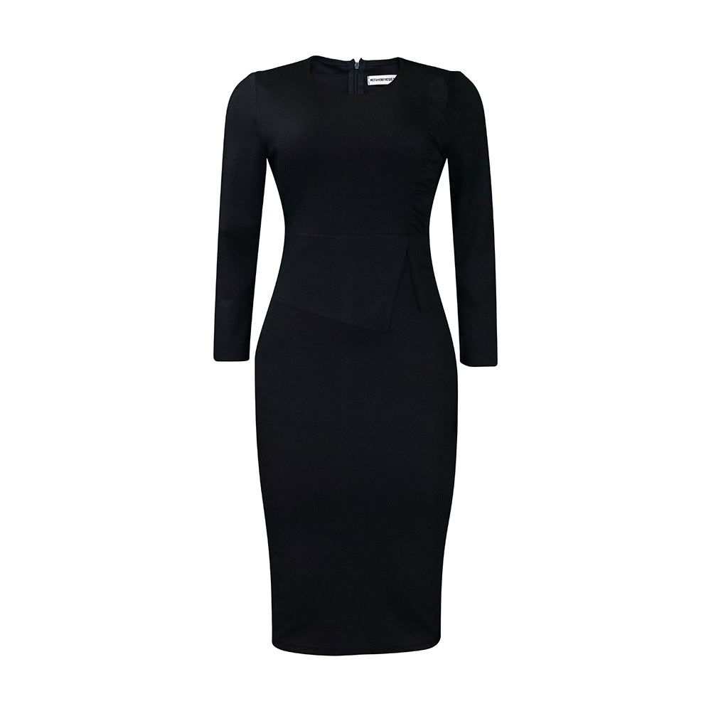 Women Dress Fashion Hip plus Size Dress